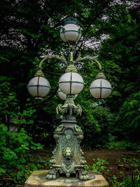 Ornate lamp post