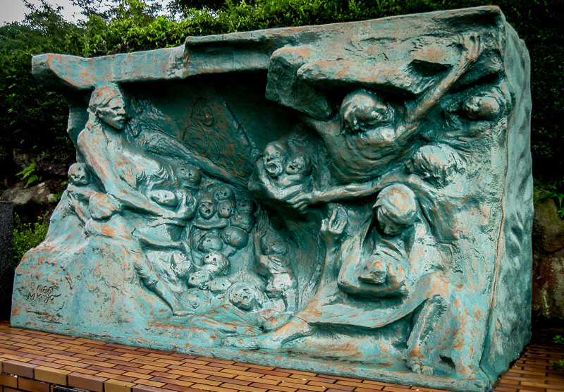 Monument to mothers and children killed by the atomic bomb, Nagasaki
