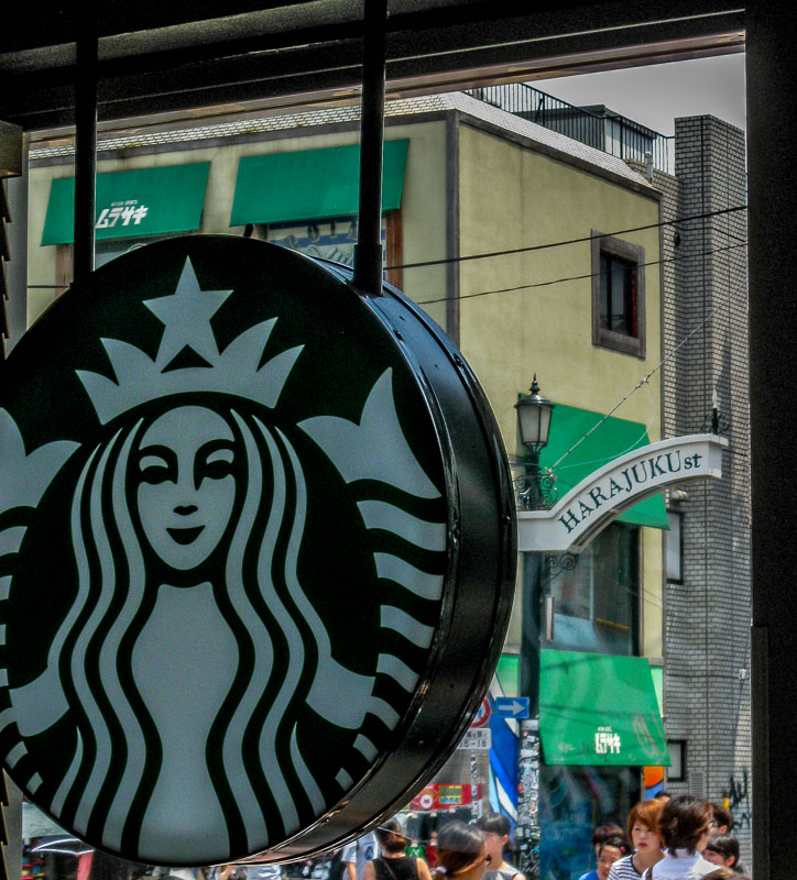 Starbucks at Harajuki St.
