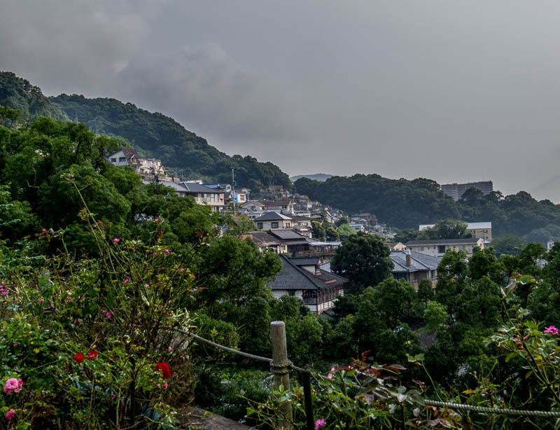 Houses on a hill near Glover Garden, Nagasaki