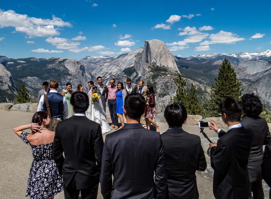 Wedding at Glacier Point, Yosemite