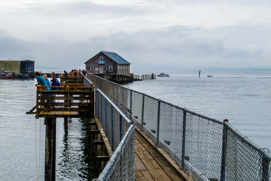 Garibaldi's pier beckons fishermen.