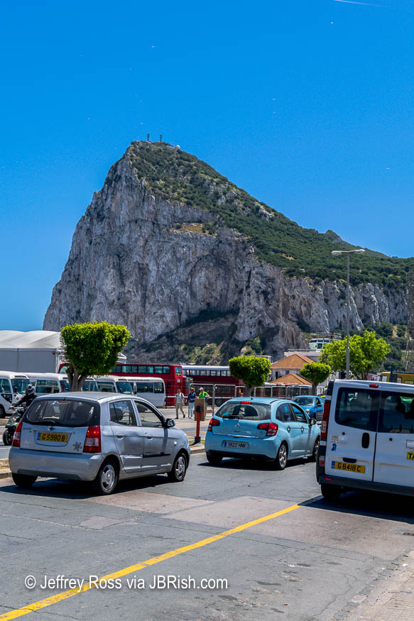 Crossing the Border from Spain to Gibraltar