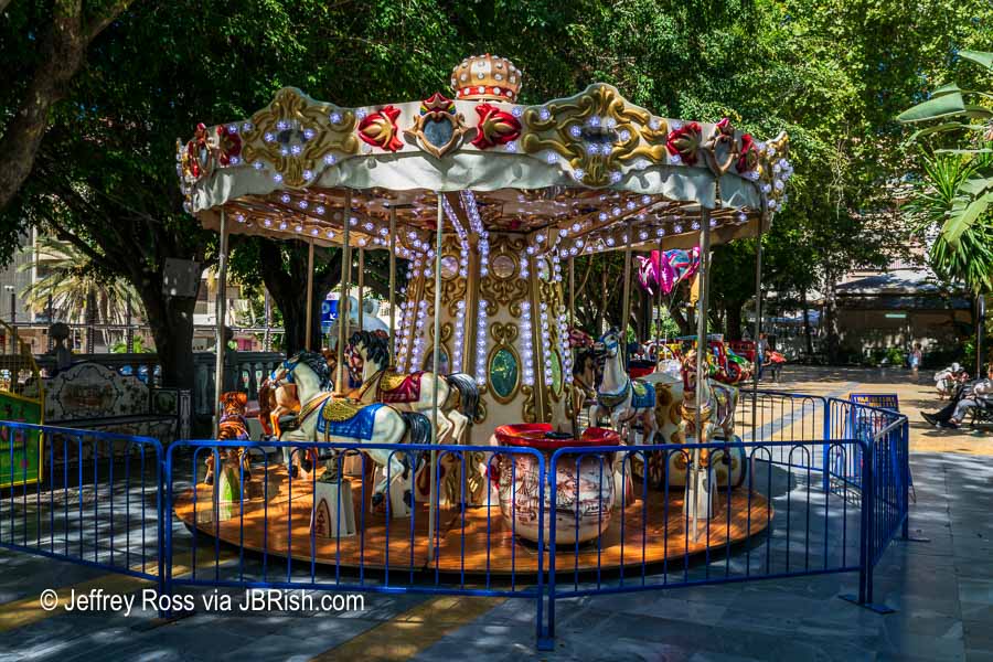 A carousel at Almeda park