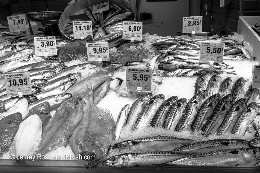 Fish market window