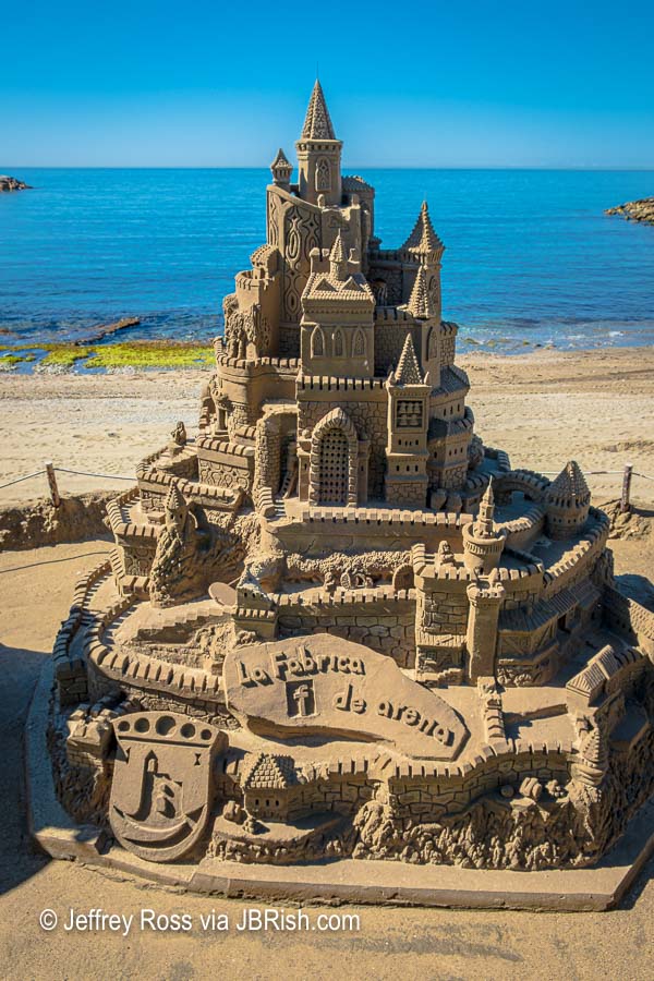 Castle sand sculpture