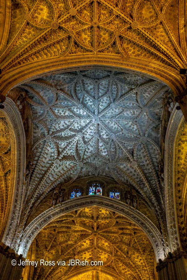 Detailed architectural ceilings