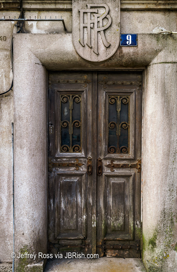 old, rugged doorway
