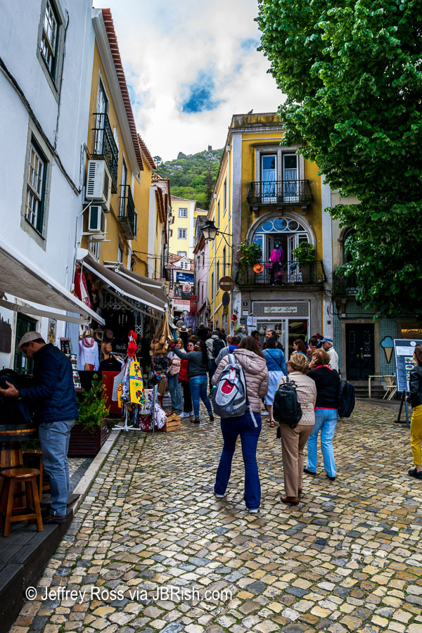 narrow street in Sintra