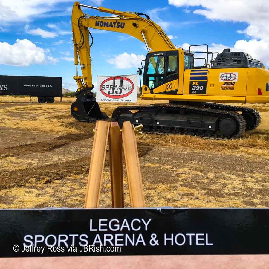Construction starting at the Legacy Sports Complex