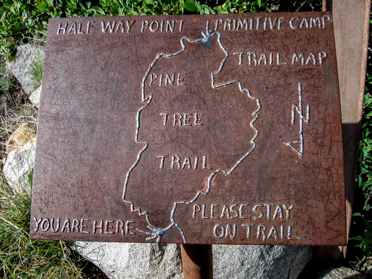 Sign Marks Camp Location