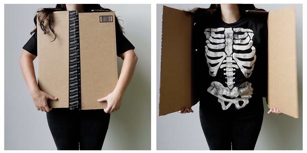 Amazon box Halloween Fun