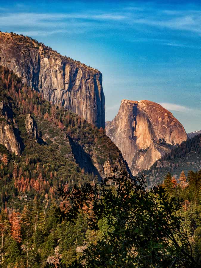 El Capitan and Half Dome from Tunnel View