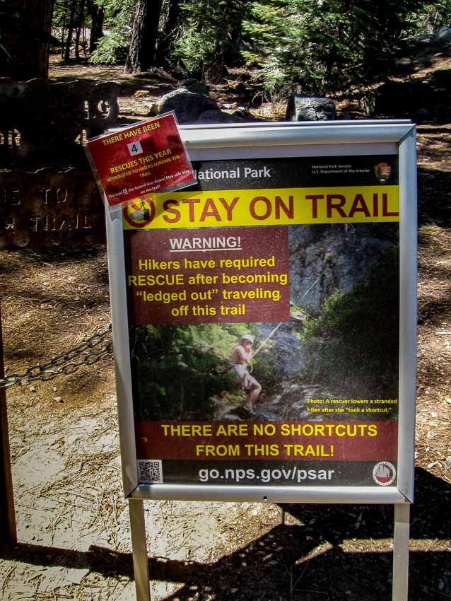 Warning: Stay on the Trail