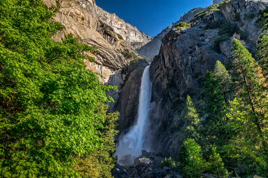 Upper portion of Yosemite Falls