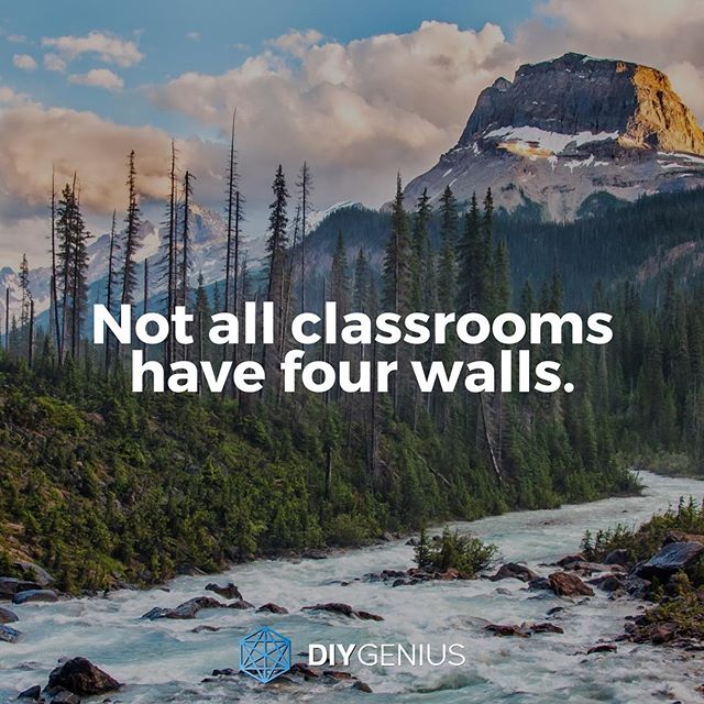 Not all classrooms have four walls.