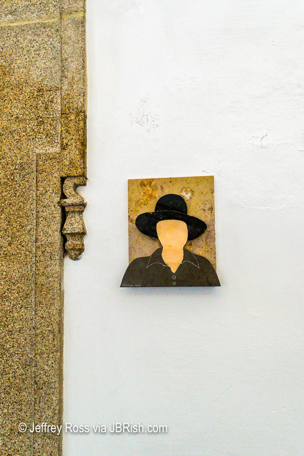 Men's room sign of the Pousada Convento de Evora – Hotel Loios