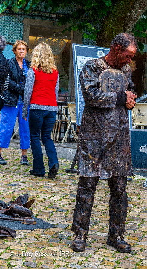 Don Quixote street performer