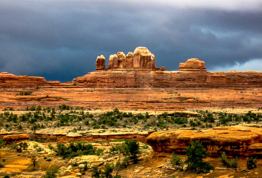 Stormy Canyonlands Wooden Shoe Arch