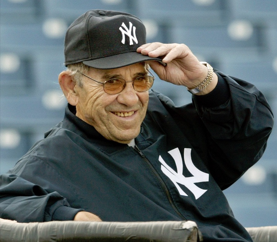 Yogi Berra at age 90