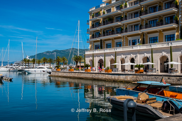 Hotel and marina at Porto Montenegro