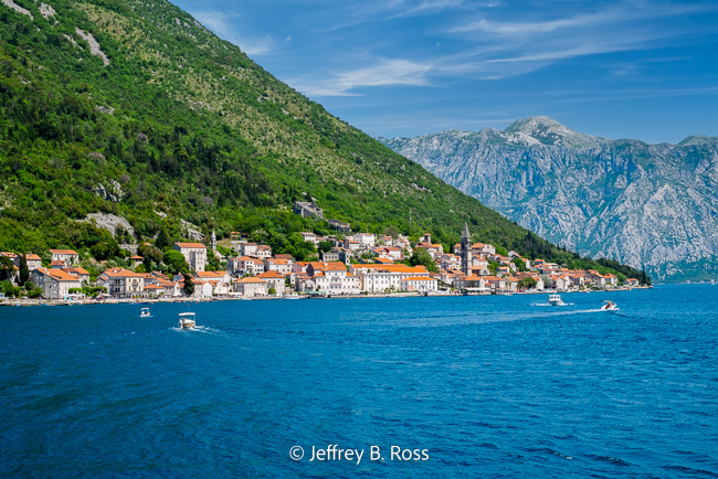 Heading back toward the town of Perast